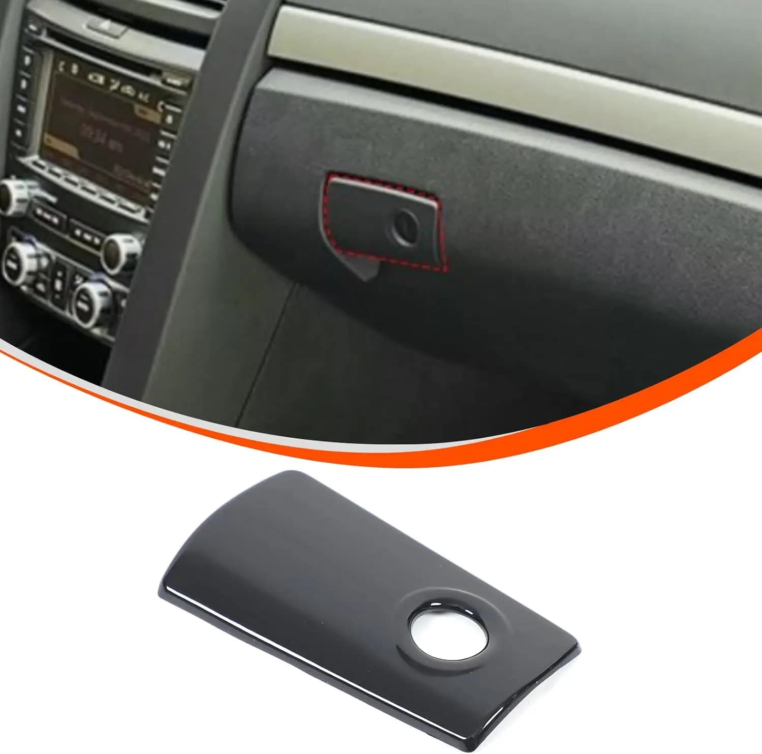ABS Carbon Style Glove Box Handle Switch Cover Trim For Pontiac G8 2008-09 Holden Commodore 2008-2011