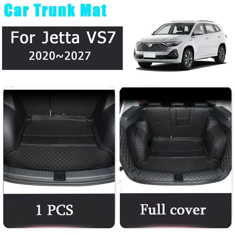 Car Rear Trunk Mats For Volkswagen VW Jetta VS7 2020-2027 Anti-dirty Boot Cover Storage Pad Cargo Liner Carpets Auto Accessories