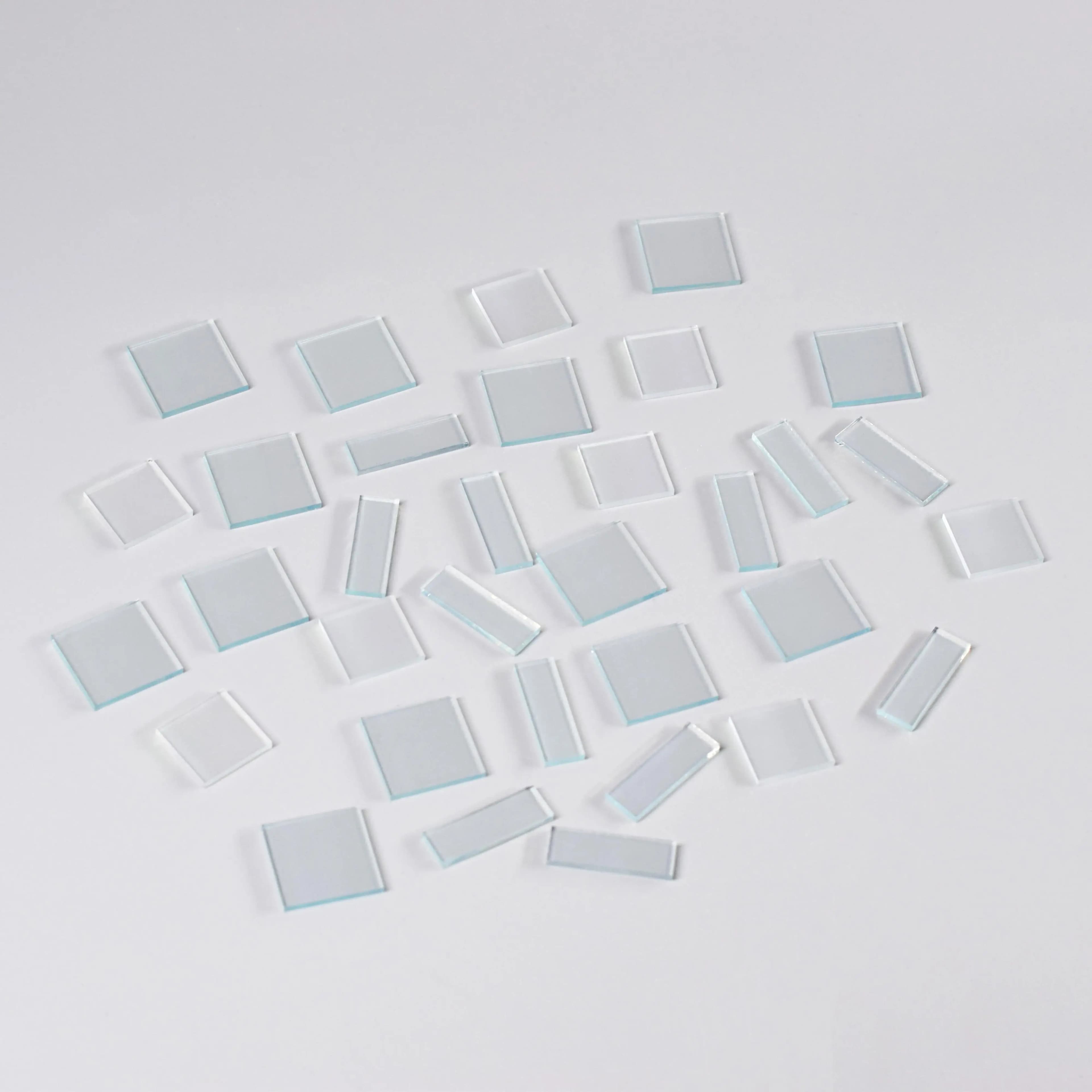 FTO conductive glass Sheet FTO Coated Glass for Solar Cell 50pcs 14 ohms 10*10*1.6mm 15X15 25X25 30X30 50x10mm