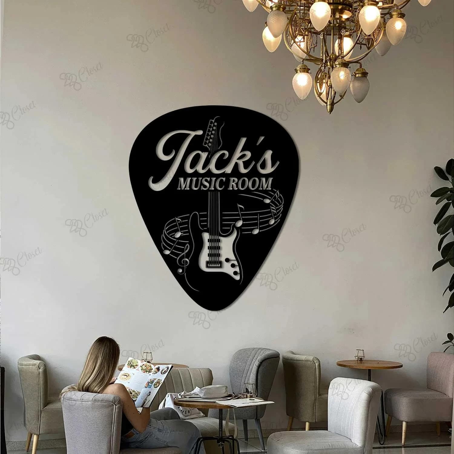 Custom Personalized Motorcycle Garage Metal Wall Art, Biker Gift