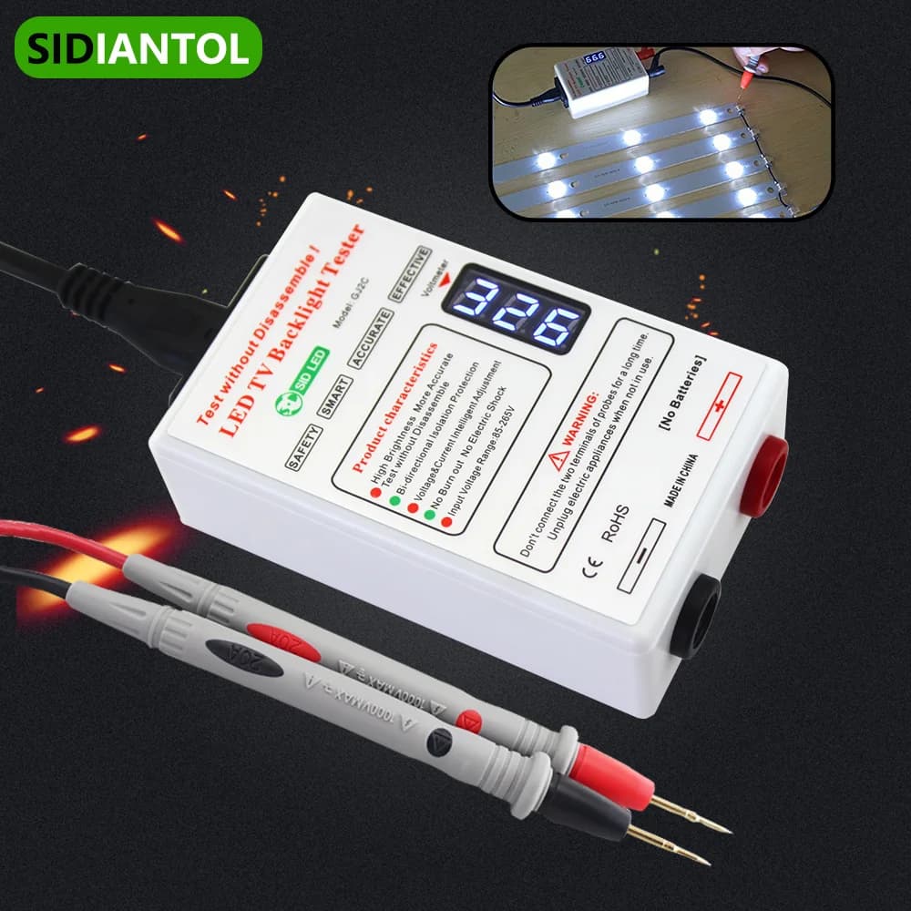 LED TV Backlight Tester 0-330V Output No Need Disassemble LED LCD Lamp Strip Lights Bead Screen Repair Tool