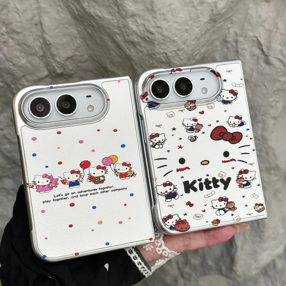 Kawaii Cartoon Kitten New Phone Case for Apple iPhone Duo Cover with Charm Ins Girl Fashion Shockproof Protective Cases Dopamine