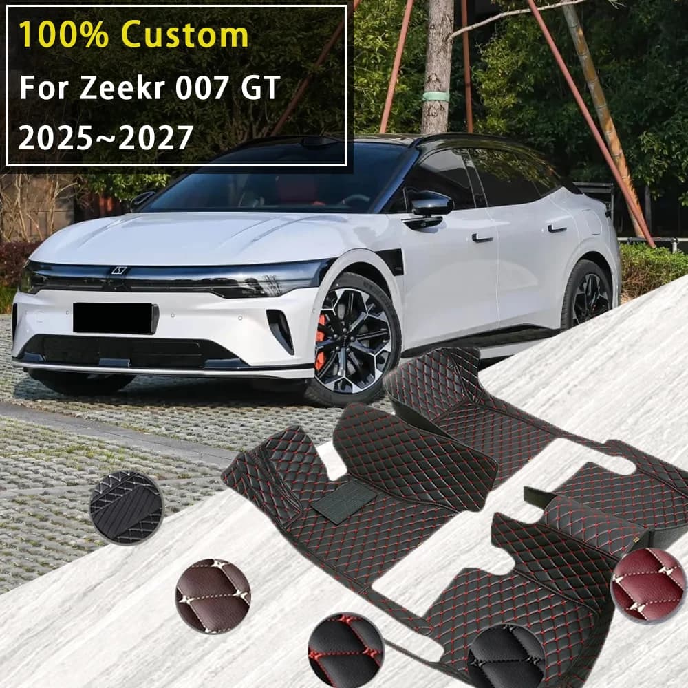 Car Floor Mats For Zeekr 7 GT 007 GT CC1E 2025 2026 2027 Waterproof Pads Foot Carpets Floor Covers Auto Accessories