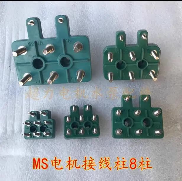 MS Terminal Aluminum Shell Motor Wiring Terminal 8-Pillar Wiring Post MS Series Motor Terminal MS63-71 NO.C1876