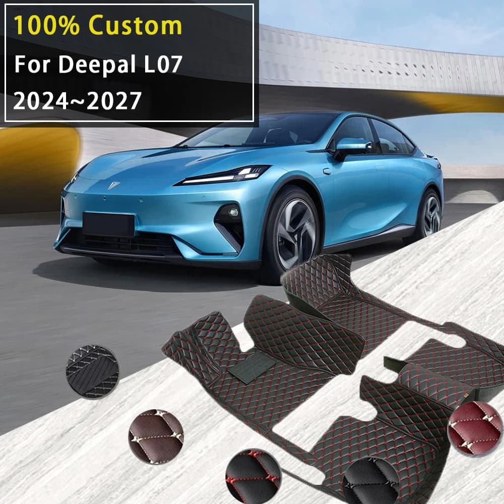 Car Floor Mats For Changan Deepal L07 L7 2024 2025 2026 2027 Waterproof Pads Foot Carpets Floor Covers Auto Accessories