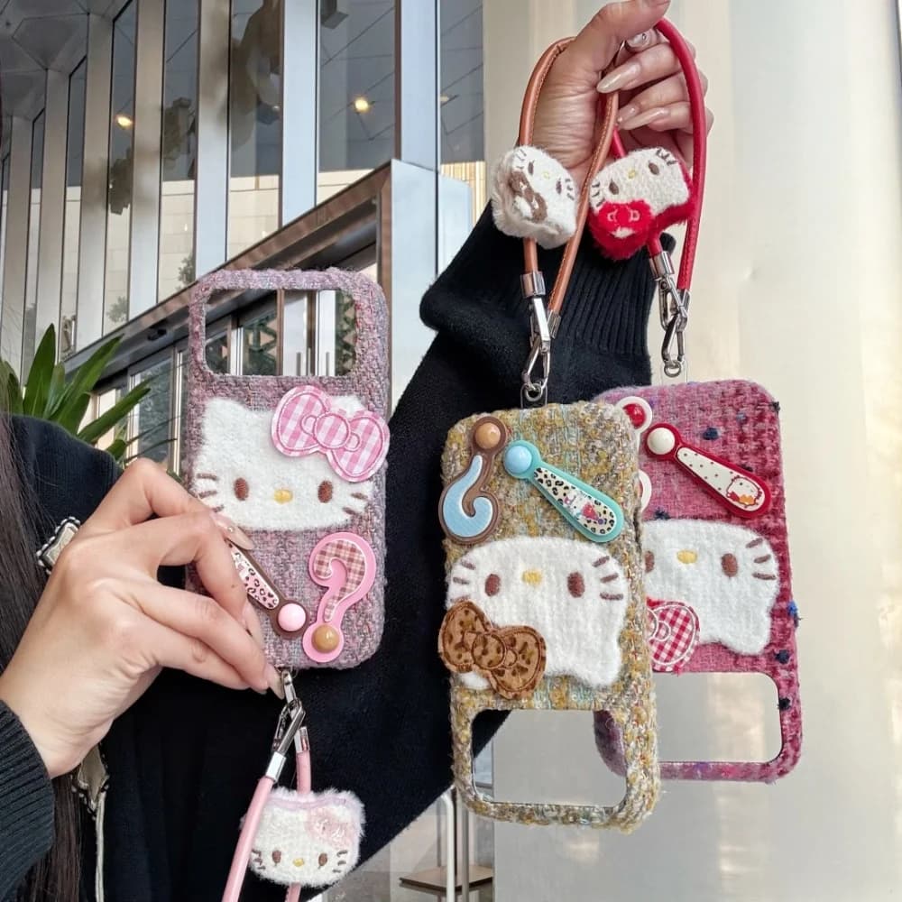 Kawaii 3D Cartoon Cat Fur Phone Case for iPhone 18 Pro Max 14 15 16 17 18 Pro with Charm, New Fashion Warm Shockproof Cases Cute