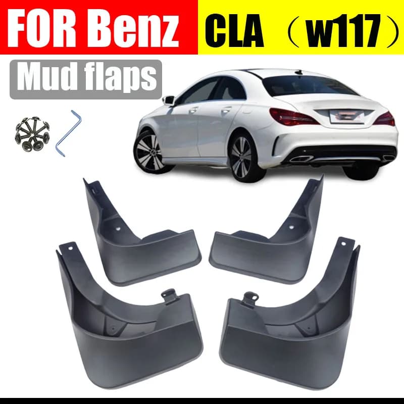 Mud flaps For Benz CLA W117 Mudguards Fender CLA180 cla200 cla220 CLA260 Mud flap splash Guard Fenders car accessories 4 PCS