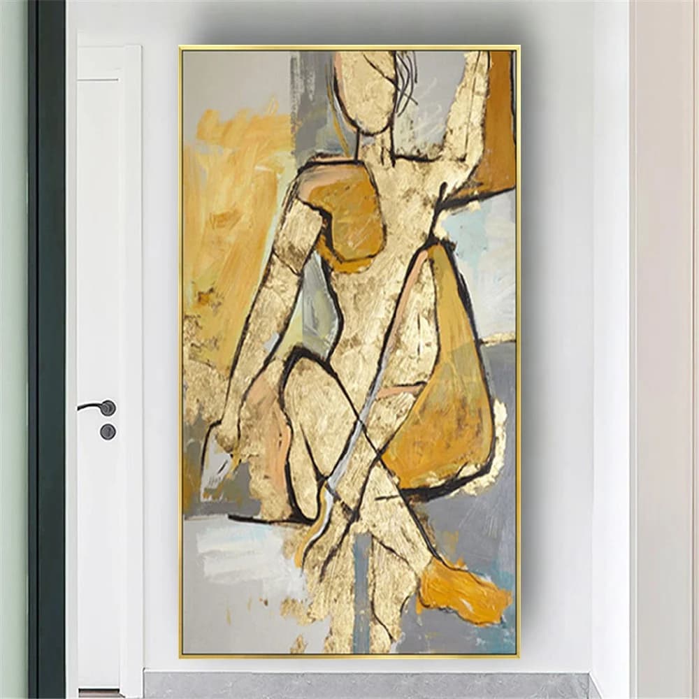 Top Selling Picasso Works Modern Pure Handmade Oil Paintings Abstract Canvas Image Figure Wall Pictures For Home Decor Art Mural