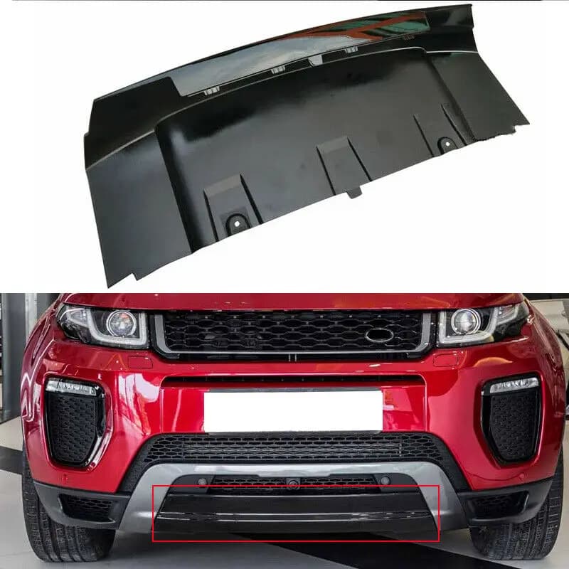 Front Bumper Tow Hook Cover Lip For Land Rover Range Rover Evoque Dynamic 2015-2019 LR071794 Lower Spoiler Guard Antiskid Plate