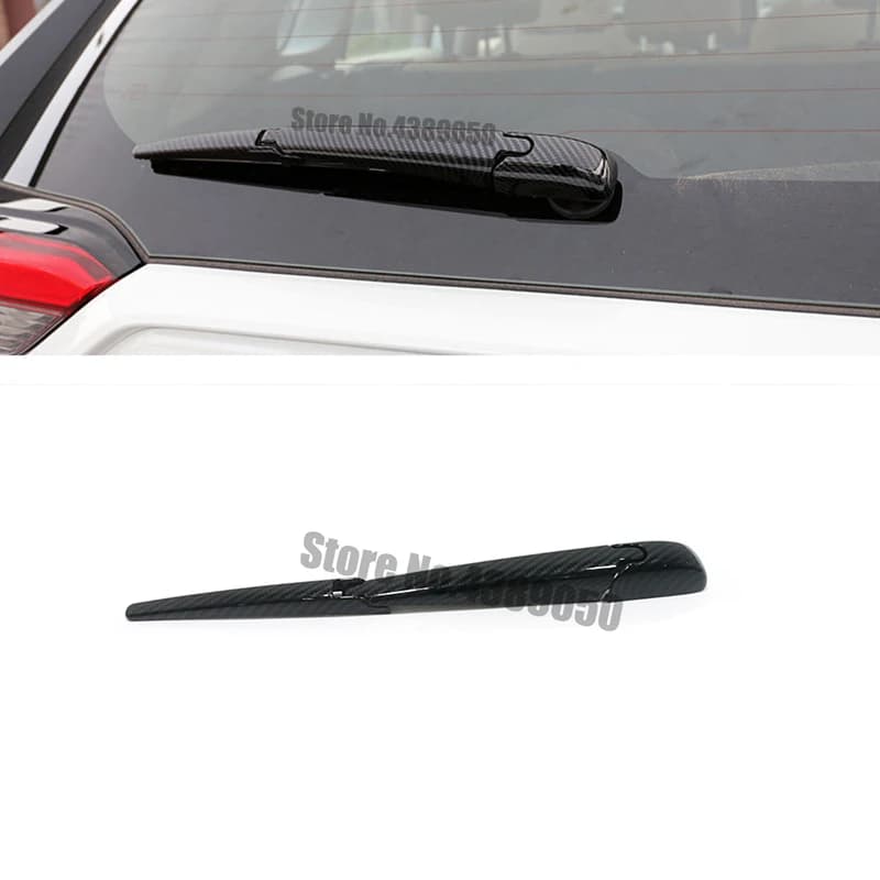 For Toyota RAV4 accessories 2019 2020 2021 ABS Chrome Carbon Rear Window Windshield Wiper Arm Blade Cover Trim Molding
