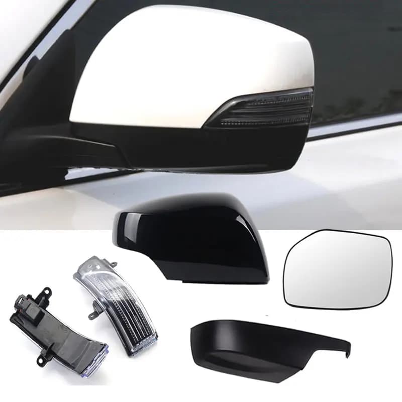 car Rearview Mirror Cover With Turn Signal Light Lamp For Subaru Forester 14-18 For Legacy 14-16 For Outback 15-18 XV 13-16