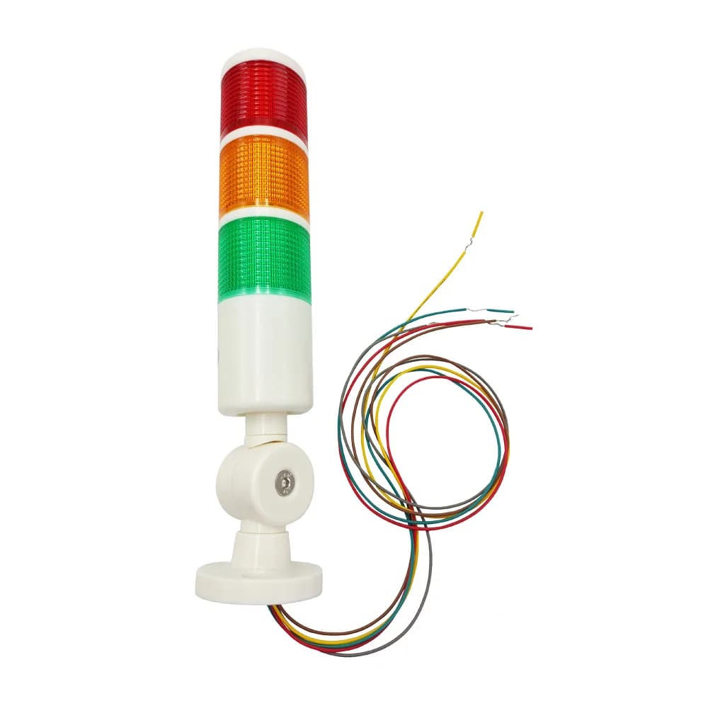 PT50-3T-J multi-layer warning light LED warning light machine tool signal tower light tricolor light folding 24V