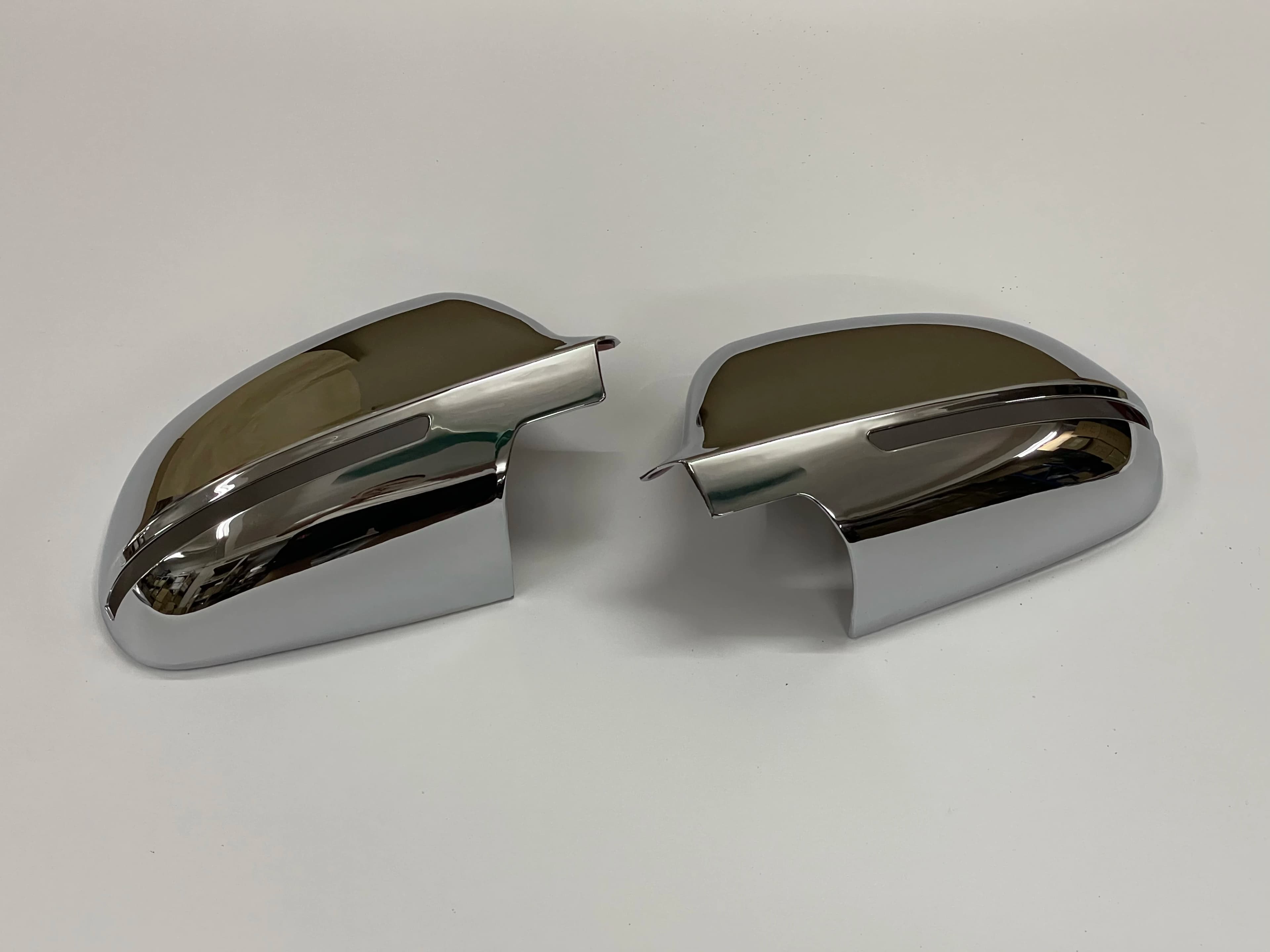 Chrome Door Mirror Cover WITH Turn Signal Cutout for Audi A3 A4 A5 A6 A8 Q3 (Please DO check Product Description for details)
