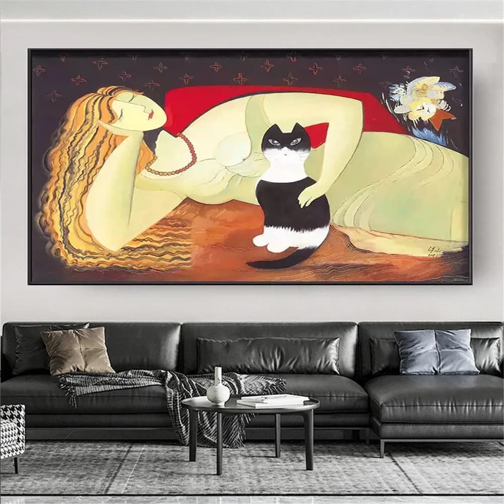 Famous Van Gogh Works Master Handpainted Oil Paintings Abstract Figure Outline Drawing Canvas Painting In Home Living Room Decor