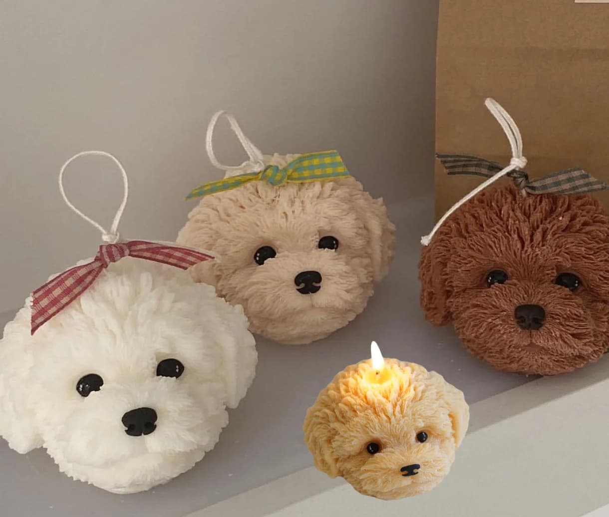 Soy Wax Candle Teddy Cute Scented Candles Aromatherapy Wholesale Fragrance Home Decoration For Wedding Birthday Photo Gift