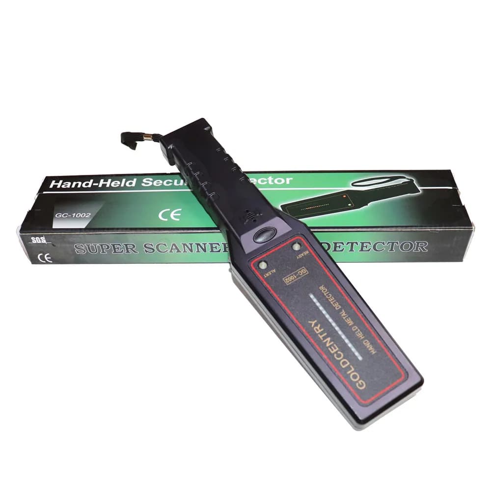 New Arrival Handheld Metal Detector GC-1002 with LED Signal Light High Sensitivity Easy to Operation Mini Portable Detector