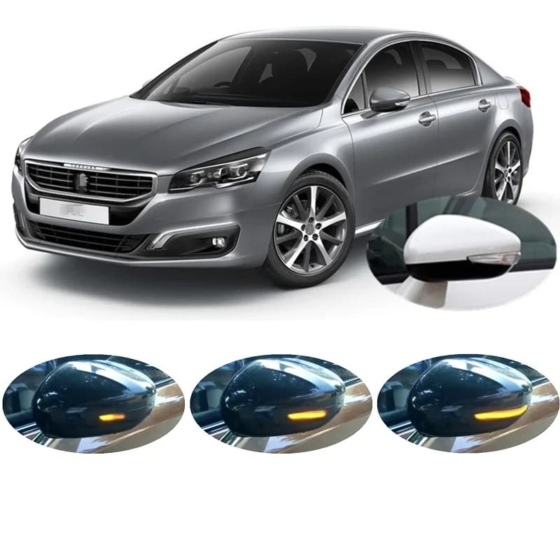 Dynamic LED Blinker Sequential Turn Light Indicator for Peugeot 508 SW I MKI 8D 8E 2010 2011 2012 2013 2014 2015 2016 2017 2018
