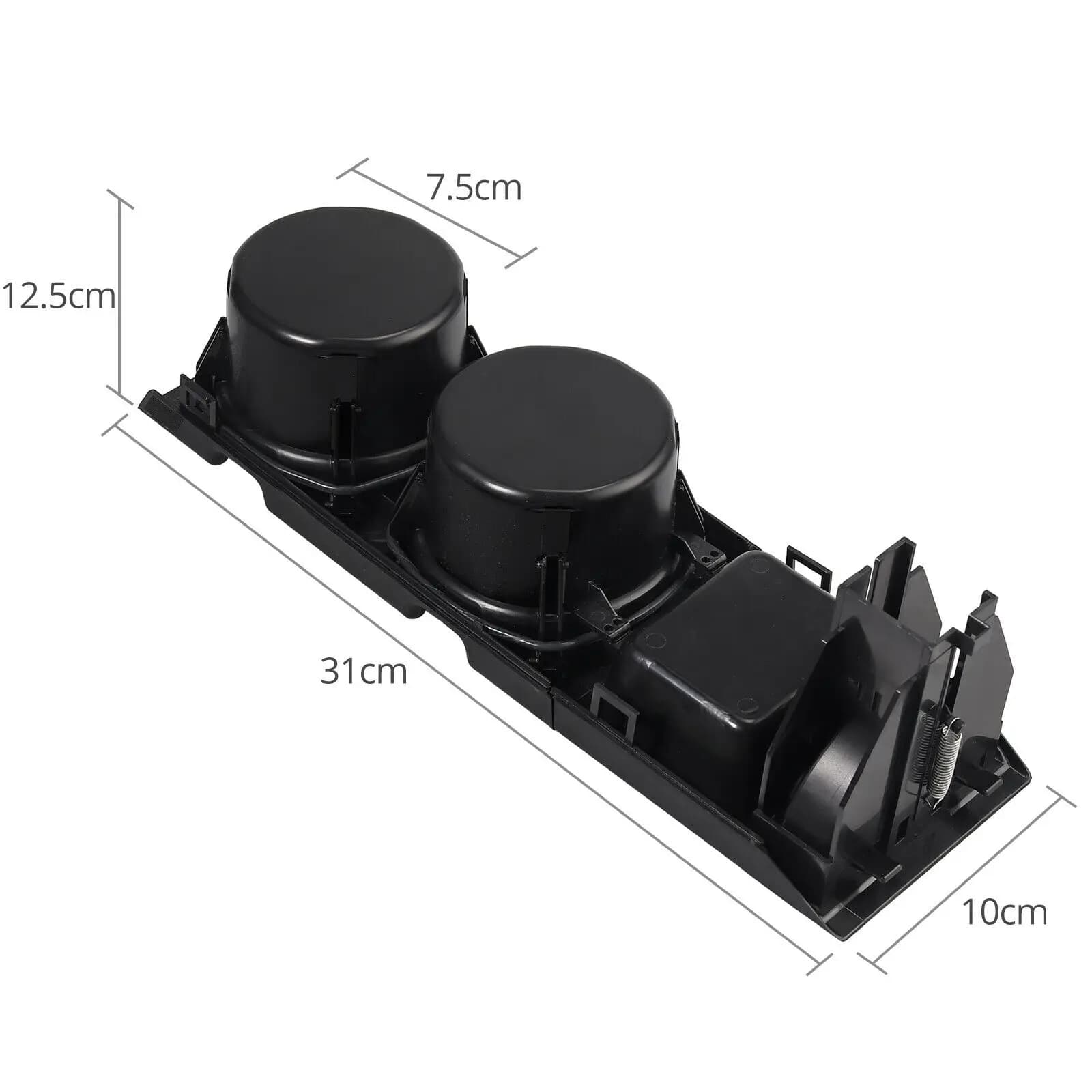 For BMW 3 Series E46 318I 320I 98-06 Car Center Console Black Water Cup Holder Beverage Bottle Holder Coin Tray 51168217953