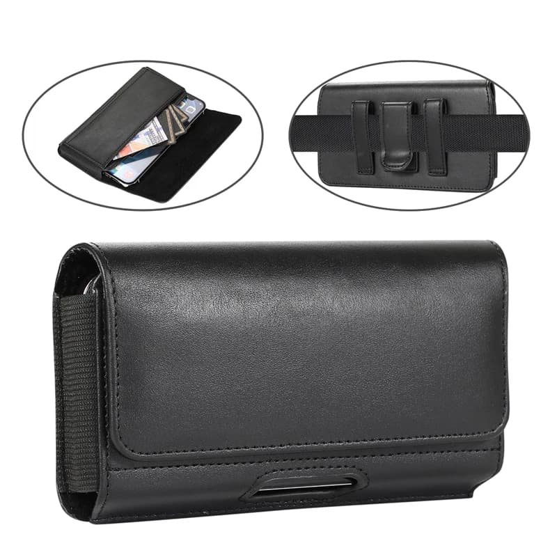 Pouch Wallet Cover for Samsung S26Ultra S25Ultra S25FE S24 A57 A56 A37 A27 For Iphone Smartphone Universal Magnetic Waist Bag