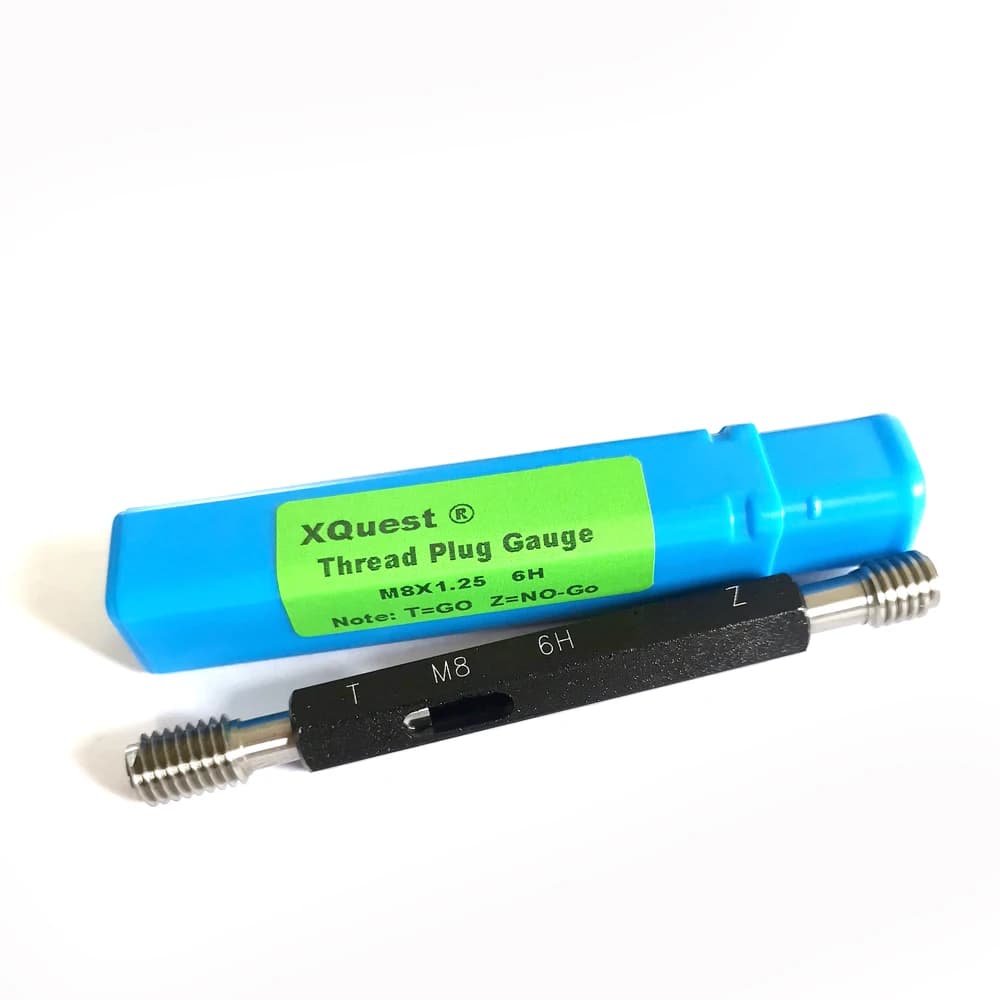 6H Right Hand Metric Thread Plug Gauges M8 M8X1.25 M8X1 M8X0.75 M8X0.5 Fine Threads Gage Thread Detection Gauges M8*1