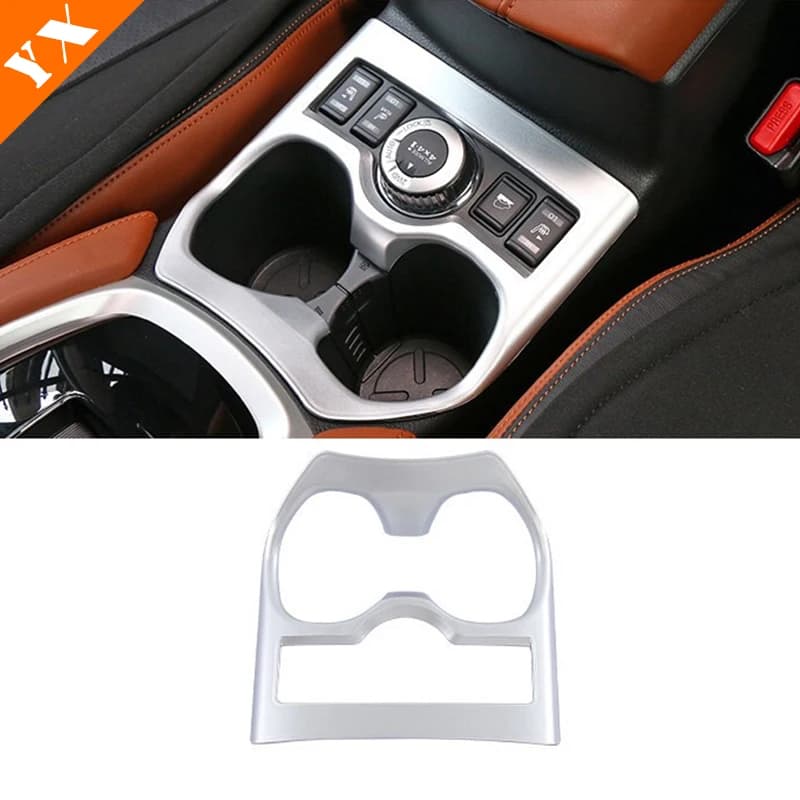 For Nissan XTrail X- Trail T32 Rogue 2014-2020 Car Accessories Car Front Water Cup Holder Gear shift frame panel Cover ABS Matte