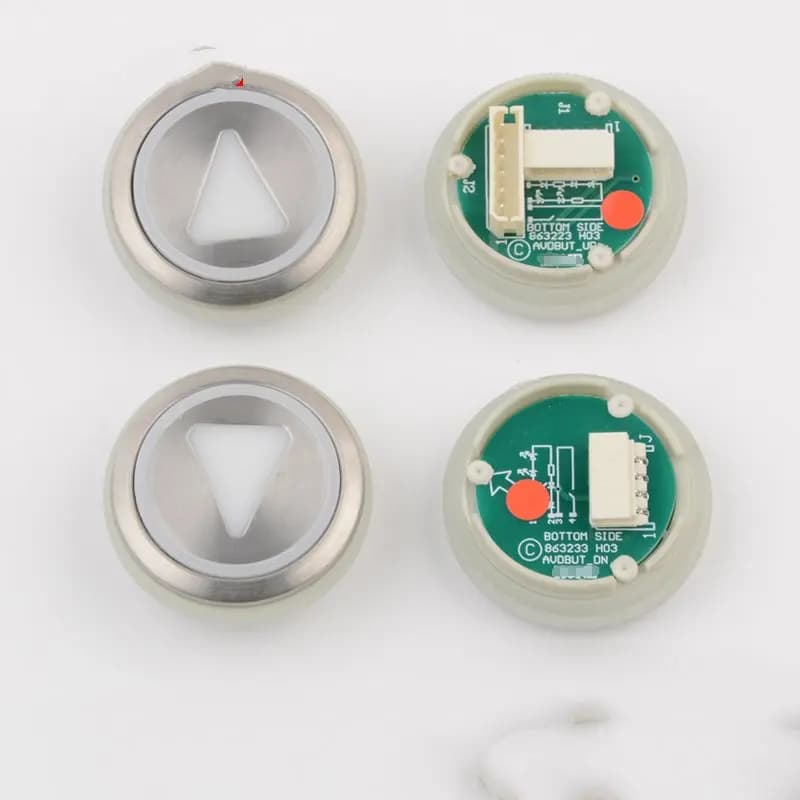 5pcs Elevator Button KDS50 KDS300 Stainless Steel Digital Arrow Braille Glossy Lift Accessories BT236
