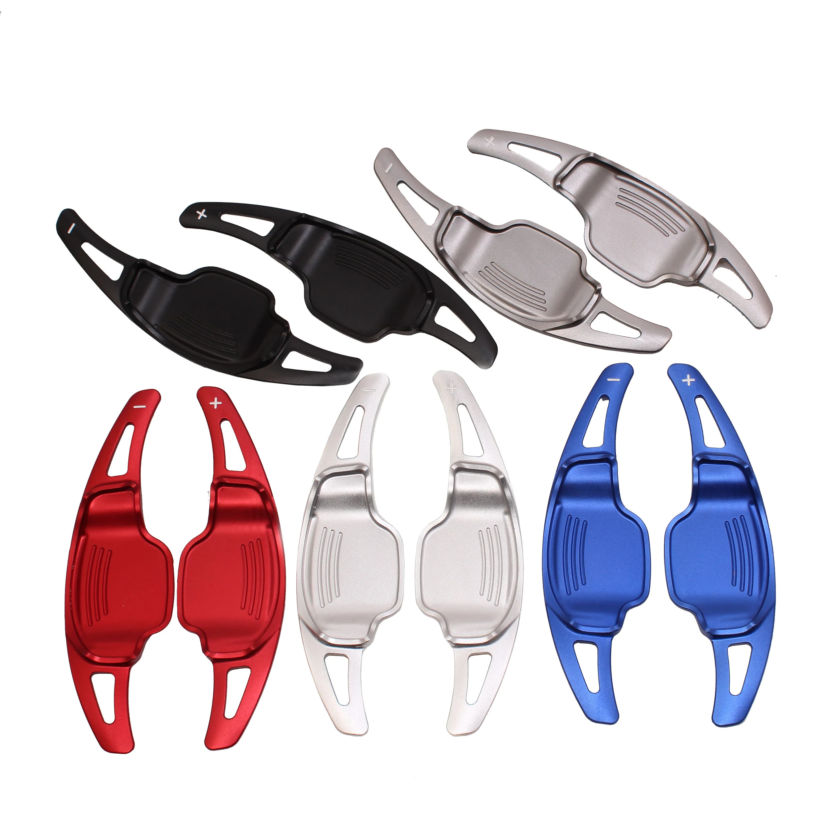 For Chevrolet Camaro 2012 2013 2014 2015 Aluminum Car Steering Wheel Shift Paddle Shifter Extension Alloy Sticker Decoration 2pc