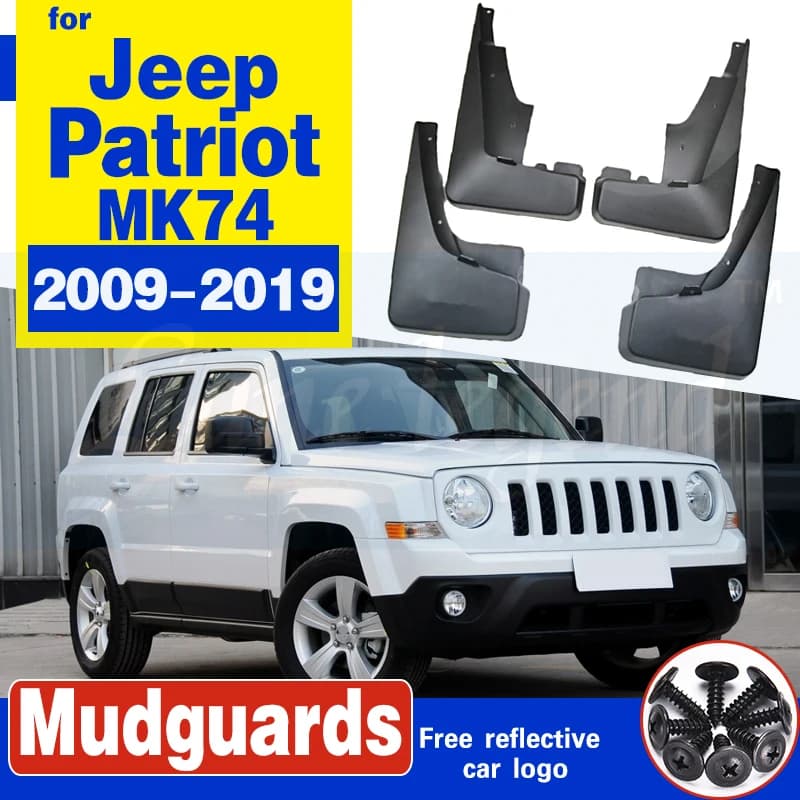 Car Mudguards For JEEP Patriot MK74 2009 - 2019 Mud Flaps Splash Guards Mudflap Fender Car Front Rear Wheel Accessories