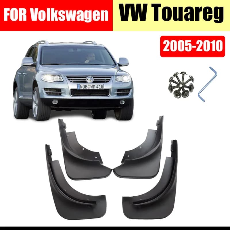 Mud flaps for Volkswagen VW Touareg 2005-2010 Mudguards Fender Touareg mud flap splash Guard Fenders car accessories Front Rear
