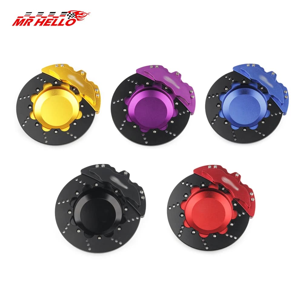 Car Ashtray Professional Car Modification Parts Aluminum Alloy Brake Disc Ashtray Rotating Car Ashtray with Logo