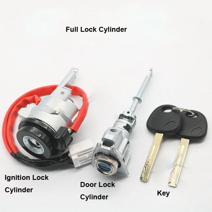 Full Door Lock Cylinder for Hyundai IX35 Ignition Car Lock Cylinder Left Front Door