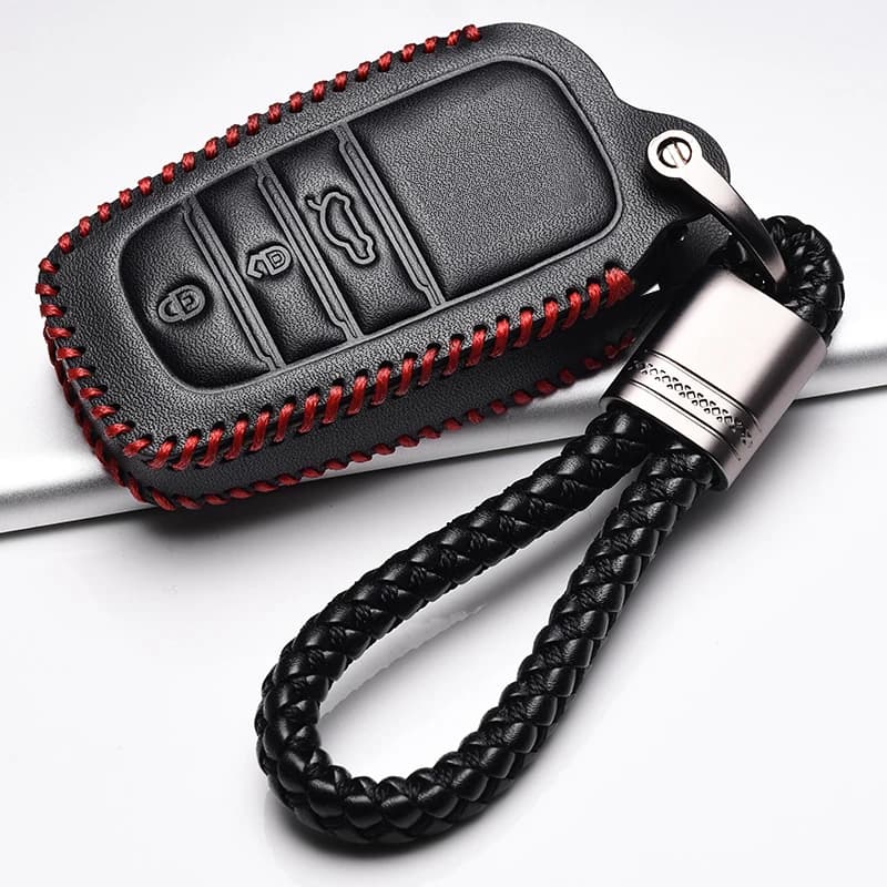 Top Layer Leather Key Cover Car Key Case For Toyota Chr C-hr Land Cruiser 200 Avensis Auris Corolla Smart Keychain Shell