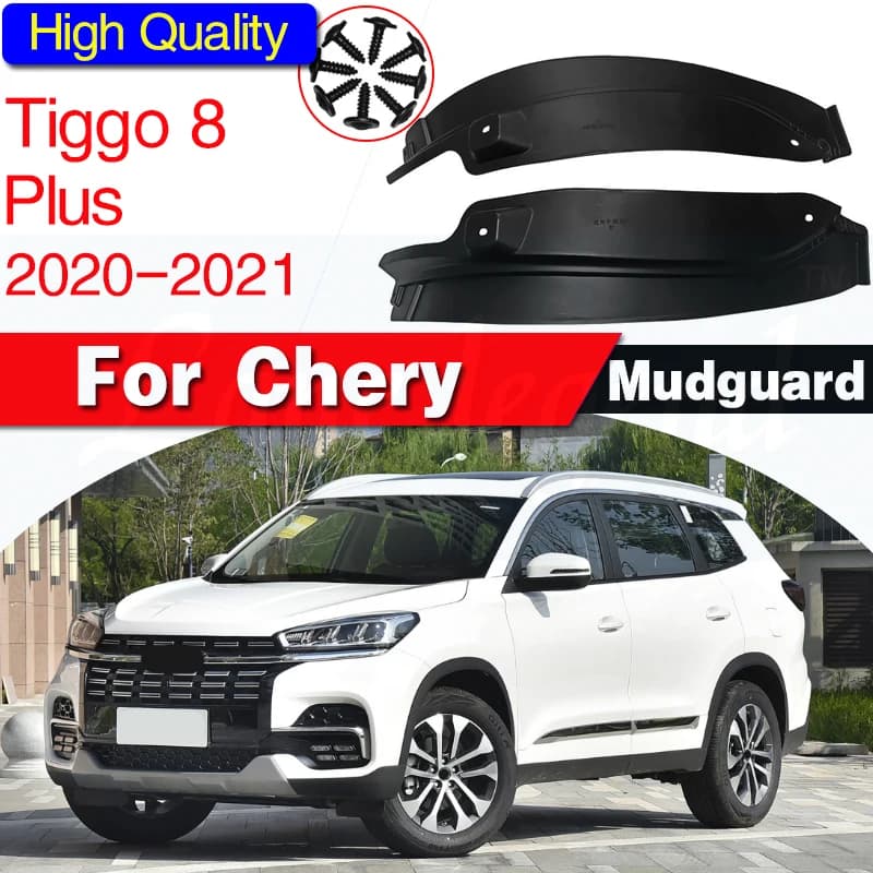 Fender for Chery Tiggo 8 Tiggo 8 PLUS 2020-2021 Car Mudguard Anti Dirt Cover Rear Tire Mat Modification