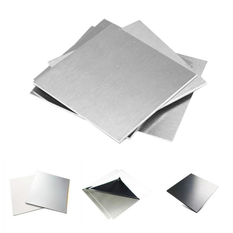 1pcs 100 X 100mm /200 X 200mm 304 Stainlessy Steel Square Plate Polished Plate Sheet Thickness 0.5 to 3mm