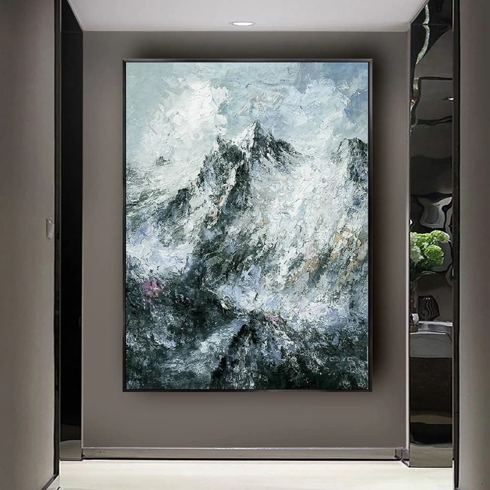 Handmade Modern Abstract Oil Painting On Canvas Wall Art Picture For Living Room Home Decor Sofa Background Trim Christmas Gift