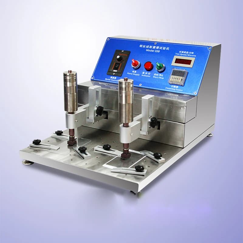 ZJ-339-GSR Steel Wool Abrasion Tester Steel Wool Alcohol Abrasion Tester 339 Abrasion Tester