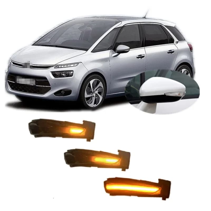 Dynamic LED Blinker Sequential Turn Light Indicator for CITROEN C4 Picasso II 2013 2014 2015 2016 2017 2018 2019
