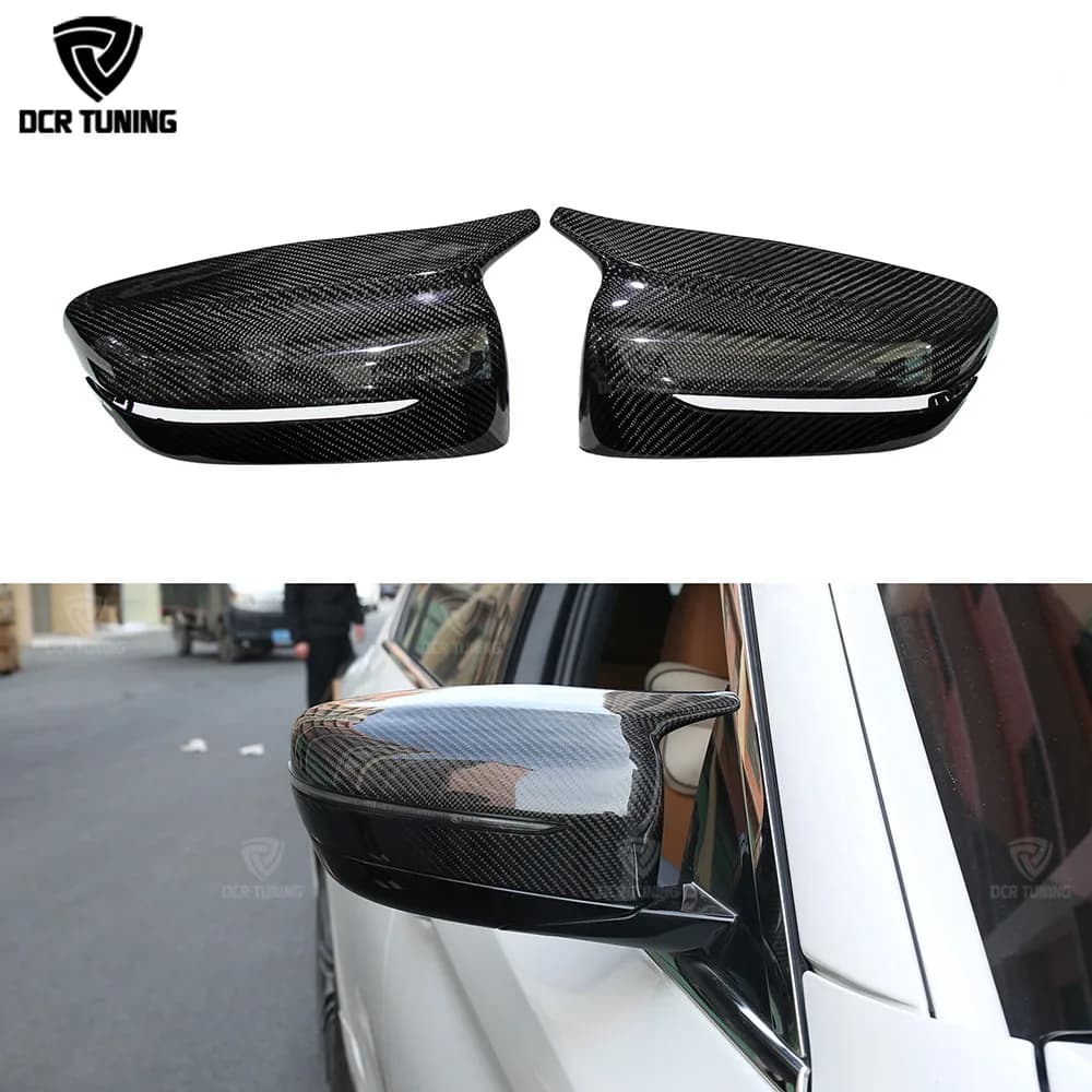 M Look Carbon Fiber Rear View Mirror Cover For BMW G20 5 Series G30 G38 7 Series G11 G12 M Performance 2017- UP