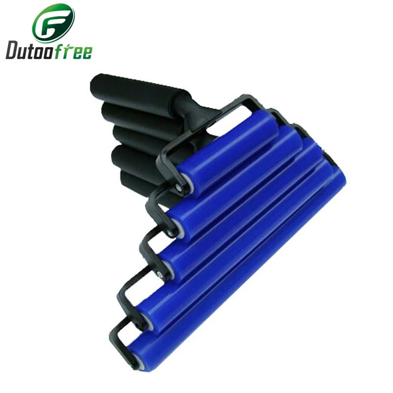 1PC 12" Sticky Silicone Dust Remover Cat Dog Clothes Tousle Remover Reusable Washable Lint Roller Bed Hair Cleaning Brush