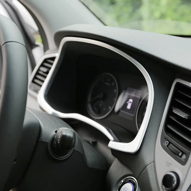 ABS Matte/Carbon fibre Instrument Gauge Panel Cover Trim Car Styling For Hyundai Tucson 2015 2016 2017 2018 2019 accessories