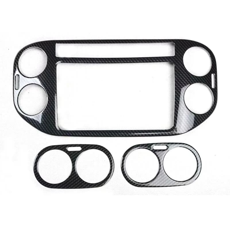 Fit For Volkswagen Tiguan 2010 2011 2012 2013 2014 Car Dashboard Air Vent Cover Frame Car Trim Interior Car Accessories 3Pcs/set
