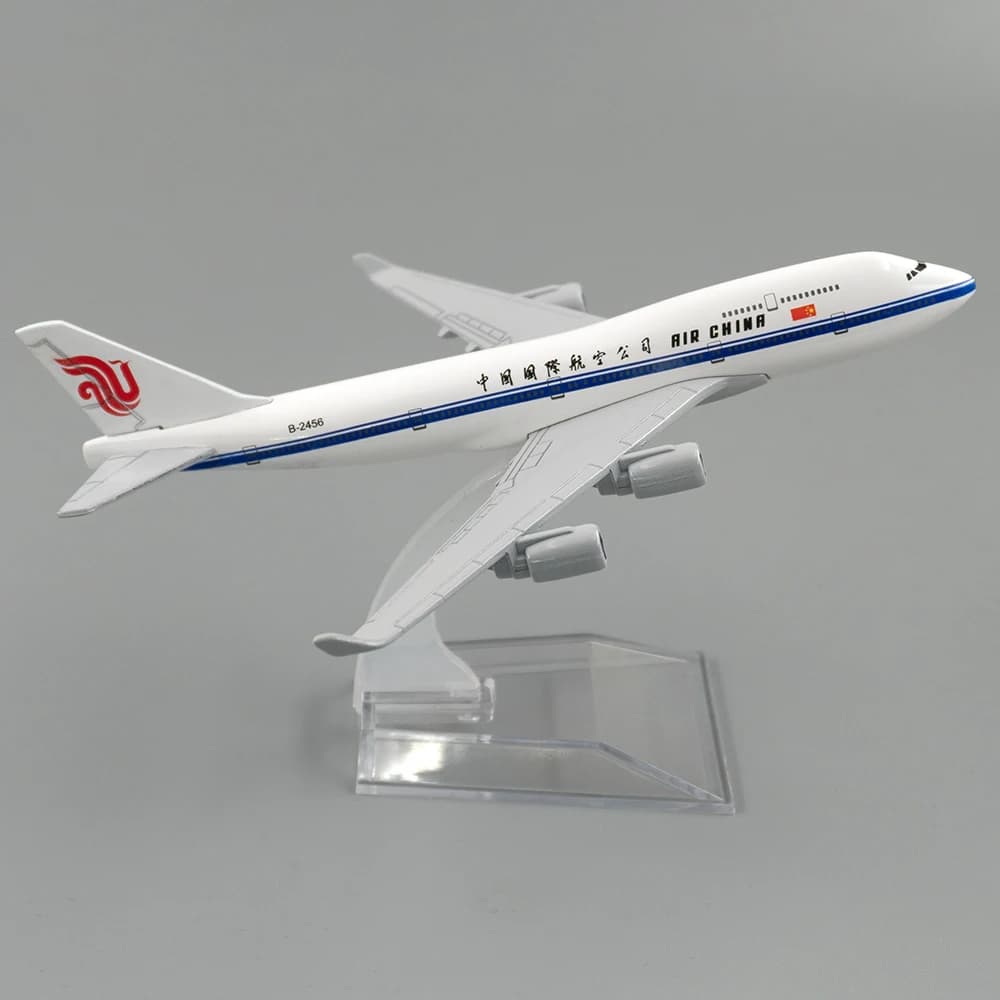1/400 Alloy Boeing 747 Air China Model 16cm B747 Airplane Miniature Aircraft Model Gift for Collection Decoration