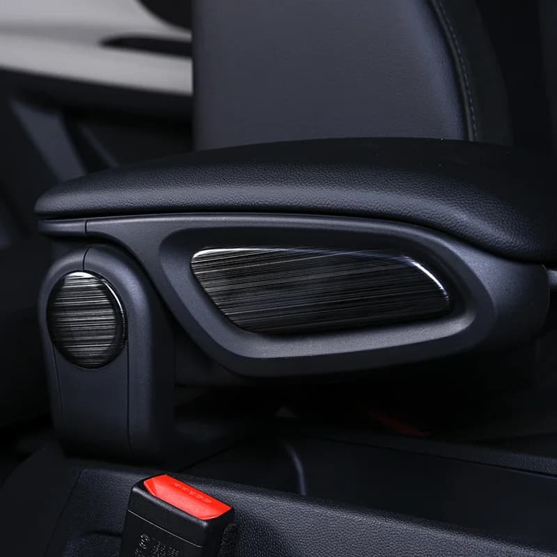 Car Center Console Armrest Box Side Panel Decoration Trim For MINI COOPER COUNTRYMAN F60 Stainless Steel Interior Accessories