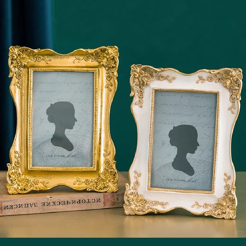 Light Luxury Elegant Palace Princess Wind Retro Phnom Penh ,Carved Six-Inch European Photo Frame