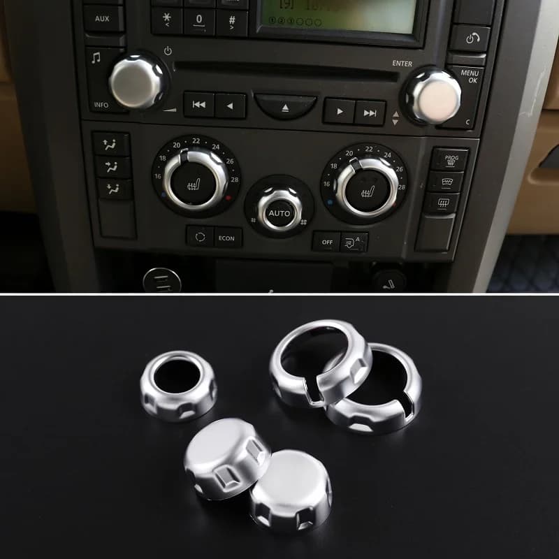For Land Rover Discovery 3 2004-2009 LR3 Range Rover Sport L320 2005-08 Volume and Air Conditoin Button Trim Car Accessories New