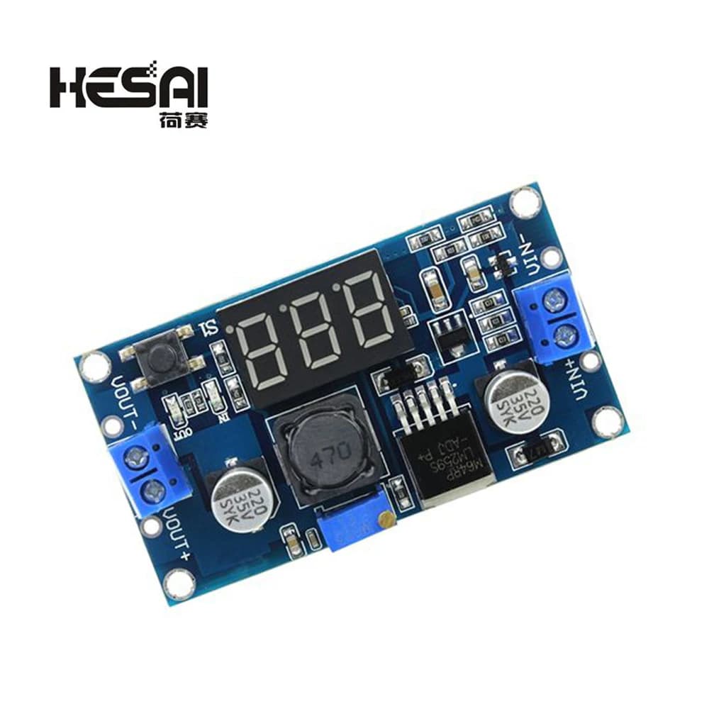LM2596 LM2596S LED Voltmeter DC-DC Step-down Step Down Adjustable Power Supply Module With Digital Display For Arduino Diy Kit