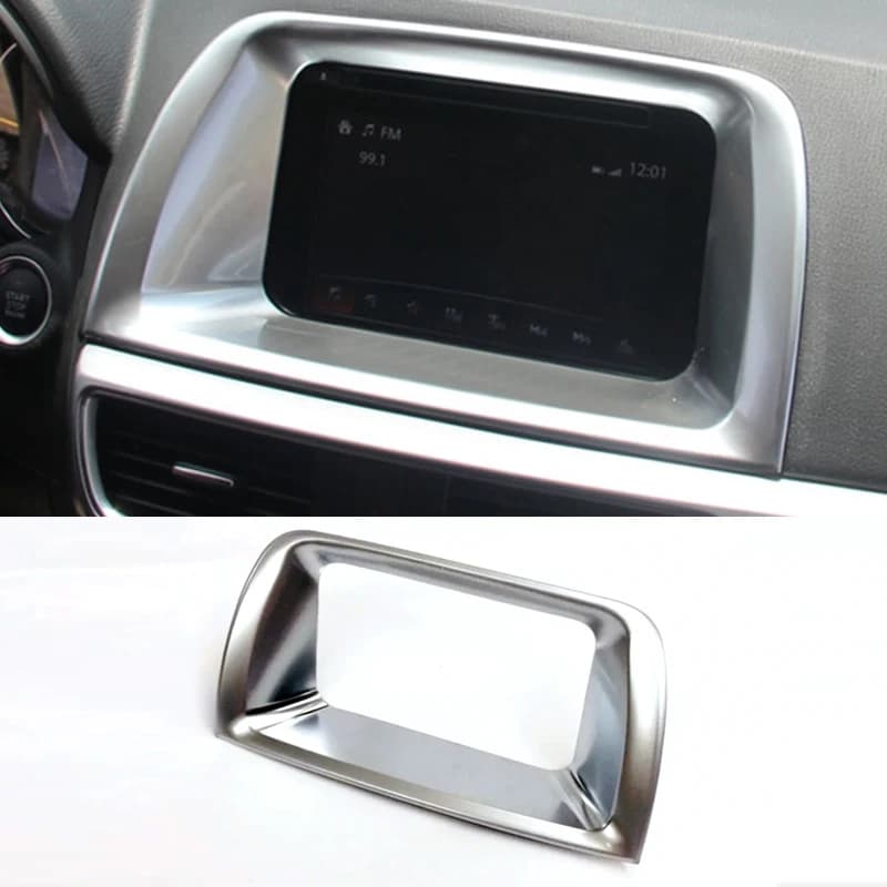 For Mazda CX-5 CX5 Accessories 2015 2016 ABS Matte Center Control Panel Cover Trim Sticker Car Styling 1pcs