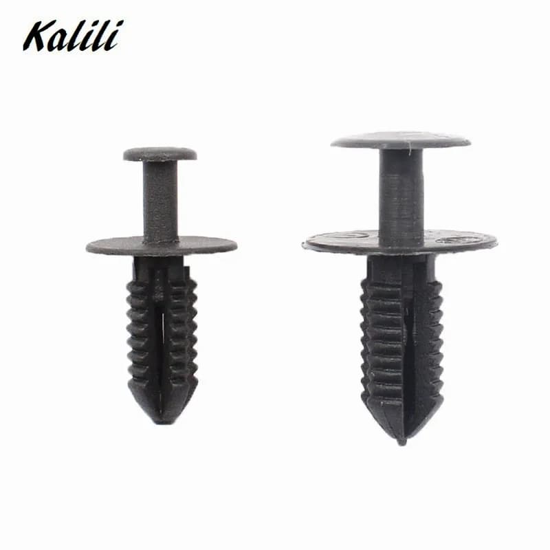 Auto Push Type Fender Liner Retainer Rivet Trim Panel Fastener Clips Plastic for BMW Mercedes Benz Vehicle Interior Accessories