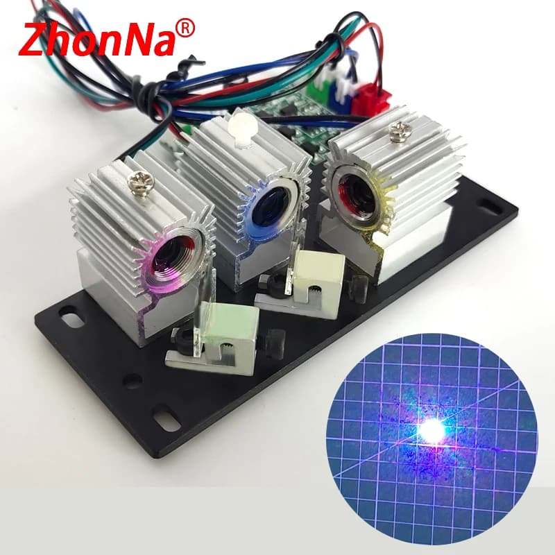RGB Combined White Laser Module 12V for Stage Lighting DJ KTV Halloween Christmas Club Party Light Shows