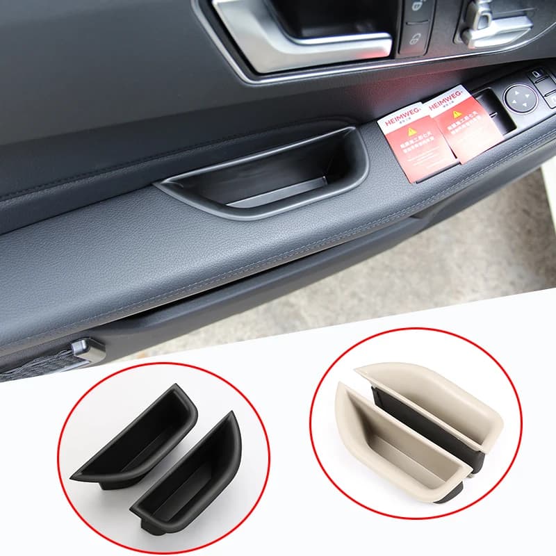 Car Organizer For Mercedes Benz E Class W212 2010-2015 Door Handle Storage Box Container Holder Auto Accessories